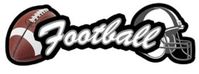 Football, Sport Topper, scrapbook sticker (Stamping Station)