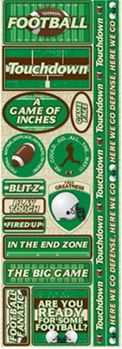 Football, Sports Cardstock Stickers, scrapbook (Reminisce)