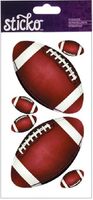 Footballs, Sports Binder scrapbook stickers (Sticko)