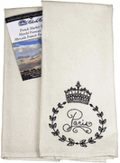 French Market Tea Towel, Natural Light, 40 count 15x25" (Charles Craft)