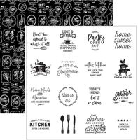 Fresh Picked Collection, Cooking Card Signs, double-sided scrapbook paper (PhotoPlay Paper)