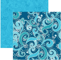 Frosted Collection, Frosty Wind double-sided, scrapbook paper (Reminisce)<br><font color=red>25% off</font>