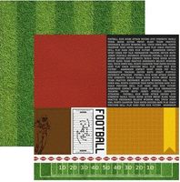 Game On Collection, All Star, football, sports, double-sided scrapbook paper (Kaisercraft)<br><font color=red>50% off</font>