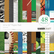 Game On!, Sports Paper Pad 12"x12" 48/Pkg scrapbook (Kaisercraft)<br><font color=red>50% off</font>