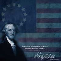 George Washington, Revolutionary War, scrapbook papers (Stamping Station)