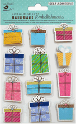 Gifts Galore, 3D Scrapbook glitter stickers, 12/pk (Little Birdie)<br><font color=red>25% off</font>