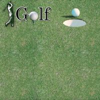 Golf Man, scrapbook paper (Stamping Station)