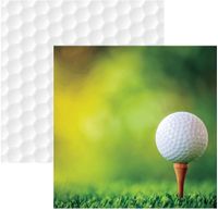 Golf Collection, Tee It Up, double-sided, scrapbook paper (Reminisce)