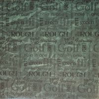 Golf Vellum, scrapbook paper (It Takes Two)