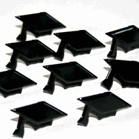 Graduation Hat, scrapbook brads, 12/pack (Eyelet Outlet)