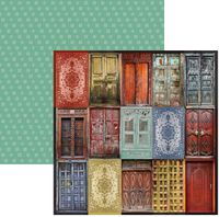 Grand Bazaar Collection, Doorways, double-sided, scrapbook paper (Kaisercraft)<br><font color=red>25% off</font>