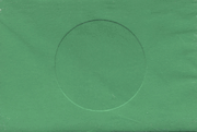 Greeting Cards & Envelopes, SMALL, 3x5", Round opening,10/pk, Green<br><font color=red>30% off</font>
