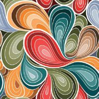 Groovy Collection, Retro Paisley, scrapbook cardstock (Ella & Viv)<br><font color=red>25% off</font>