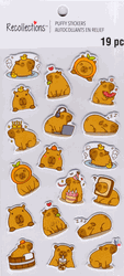 Guinea pigs, whimsical, 3D scrapbook stickers 4x7" (Recollections)<br><font color=red>40% off</font>