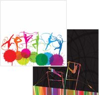 Gymnastics Collection, Ribbon, double-sided scrapbook paper (Reminisce)