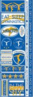 Gymnastics, Sports Cardstock Stickers, scrapbook (Reminisce)