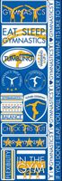 Gymnastics, Sports Cardstock Stickers, scrapbook (Reminisce)