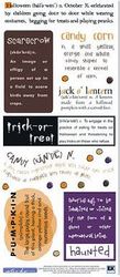 Halloween Haunting, Stickersaurus Phase scrapbook stickers, 12"x5" (Sticko)