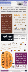 Halloween Haunting, Stickersaurus Phrase scrapbook stickers, 12"x5" (Sticko) 
