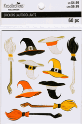 Halloween Icons, scrapbook stickers 4x7" (Recollections)<br><font color=red>40% off</font>
