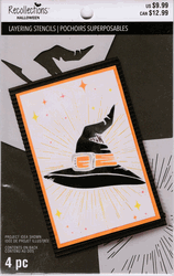Halloween Layering Stencils,,scrapbook, 4 x 6" (Recollections)