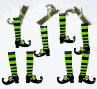 Halloween: Witch Leg, scrapbook brads, 12/pk (Eyelet Outlet)  