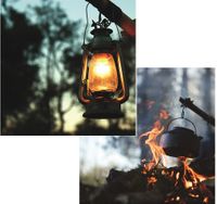 Happy Camper Collection, Warm Glow, double-sided scrapbook paper (Reminisce)