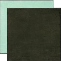 Happy Days Collection, Black & Teal, double-sided scrapbook paper (Echo Park)<br><font color=red>50% off</font>