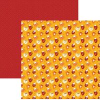 Happy Fall Collection, Pumpkin Spice, double-sided, scrapbook paper (Reminisce)<br><font color=red>25% off</font>