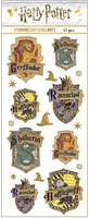 Harry Potter Crests, Sticky Pix Faux Enamel Stickers 8"x3" (Paper House)