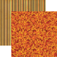 Harvest Collection, Jump In, Autumn double-sided, scrapbook cardstock (Reminisce)
