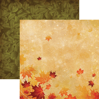 Harvest Collection, Windswept, Autumn double-sided, scrapbook cardstock (Reminisce)