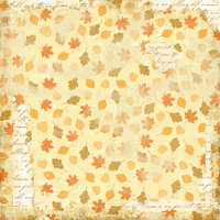 Harvest Leaves, Autumn scapbook paper (Karen Foster)