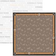 Horseback Riding Addict, equestrian double-sided scrapbook paper (Scrapbook Customs)