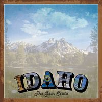 Idaho Vintage, States scrapbook paper (Stamping Station)