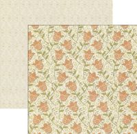 In Bloom, Tiptoe through the Tulips, double-sided scrapbook paper (Reminisce)