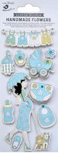 It's A Boy, pregnancy 3D Scrapbook stickers, 10/pk (Little Birdie)<br><font color=red>25% off</font>