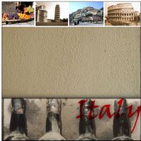 Italy, scrapbook paper (Stamping Station)