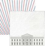 July 4th & Washington DC Collection, The White House & Star Spectacular, double-sided scrapbook paper (Reminisce)<br><font color=red>25% off</font>