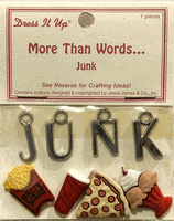 More Than Words - Junk Food, scrapbook embellishments (Dress it Up)