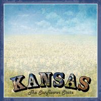 Kansas Vintage, States scrapbook paper (Stamping Station)