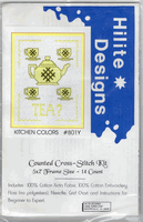 Kitchen Teapot & Cups cross stitch kit (Hilite Designs)