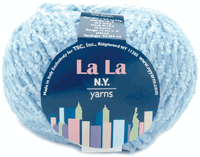 La La Yarn, Baby Blue, specialty knit & crochet yarn (NY Yarns)<br><font color=red>Close Out<br>50% off</font>