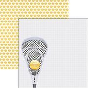 Lacrosse Life, sports double-sided scrapbook paper (Scrapbook Customs)