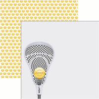 Lacrosse Life, sports double-sided scrapbook paper (Scrapbook Customs)