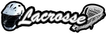 Lacrosse, Sport Topper, scrapbook sticker (Stamping Station)