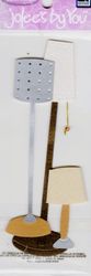 Lamps, 3D scrapbook embellishment (Jolee's by You)