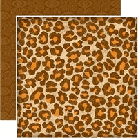 Leopard Print, double-sided, scrapbook paper (Reminisce)