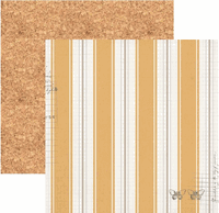 Life Emporium Collection, Butterfly, double-sided, stripes & cork scrapbook paper (Teresa Collins)<br><font color=red>50% off</font>