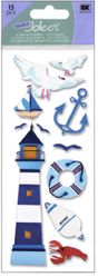 Lighthouse, 3D scrapbook sticker sheet (Touch of Jolee)